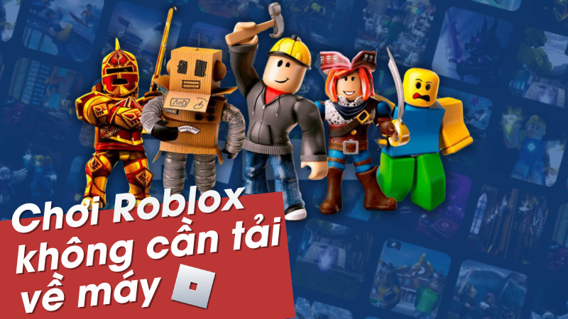 alt text: Giao diện chơi Roblox trên web