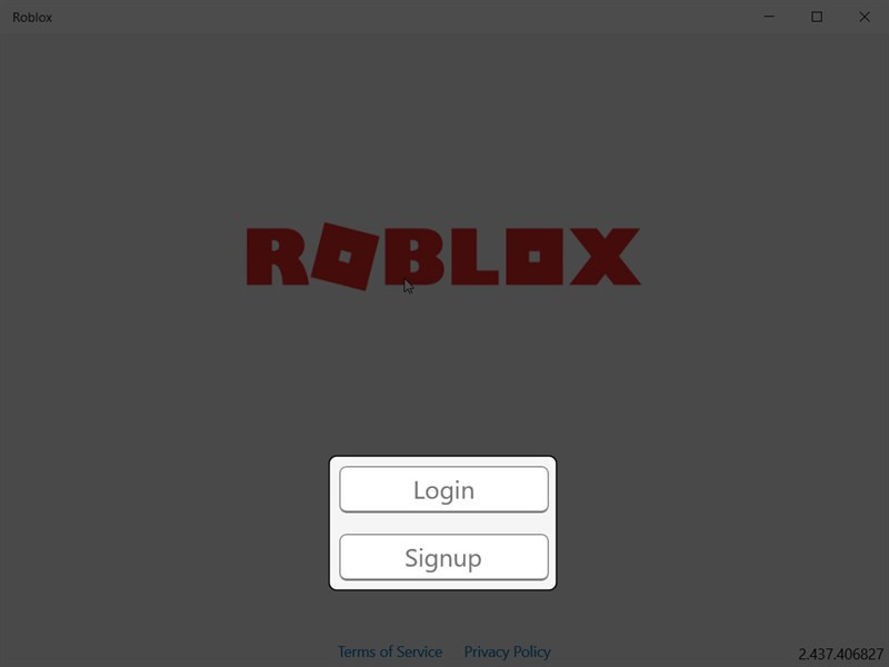 alt text: Giao diện đăng nhập Roblox