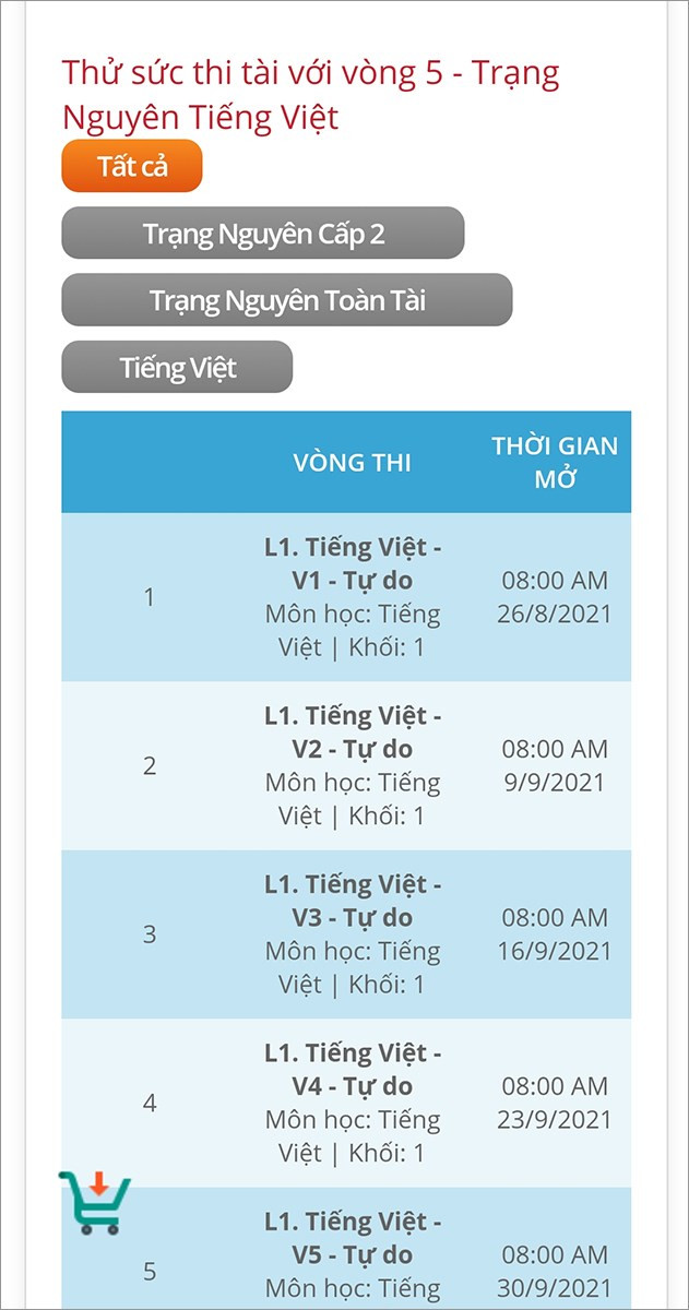 alt text: Giao diện trang cá nhân sau khi đăng nhập Trạng Nguyên thành công