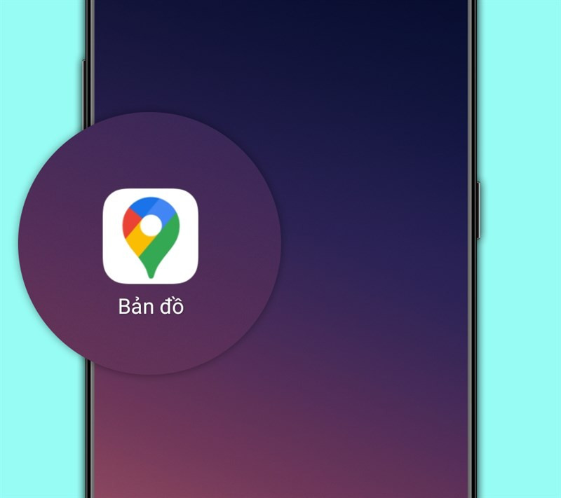 alt text: Giao diện ứng dụng Google Maps trên điện thoại.