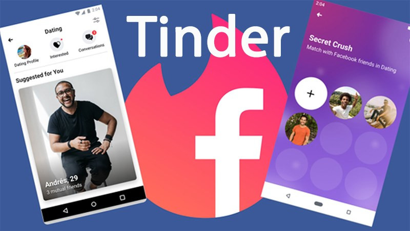 alt text: Giao diện ứng dụng Tinder trên điện thoại