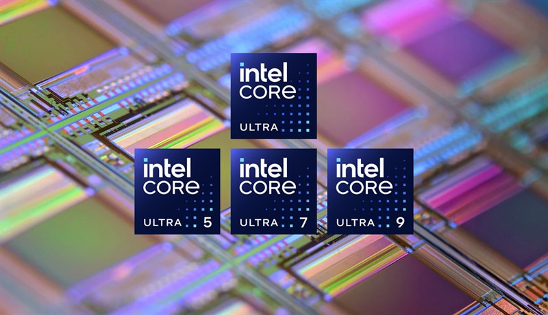 alt text: Hình ảnh chip Intel Core Ultra