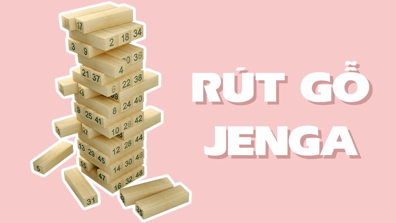 alt text: Hình ảnh trò chơi rút gỗ Jenga