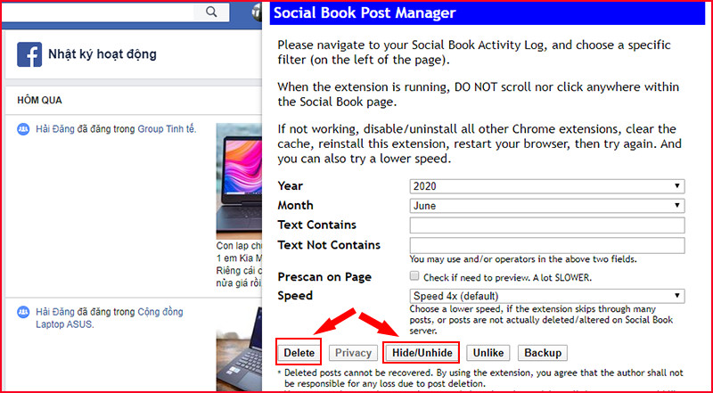 alt text: Hướng dẫn sử dụng Social Book Post Manager