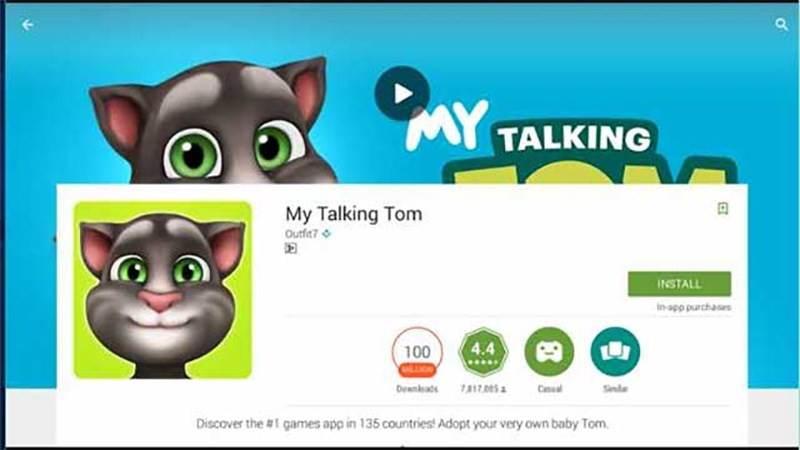 alt text: Hướng dẫn tải My Talking Tom về máy tính