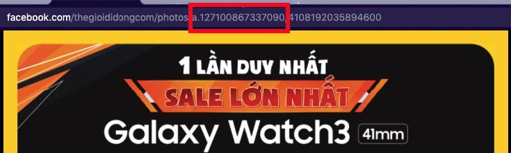 alt text: ID ảnh là dãy số bên phải cụm ký tự "a."