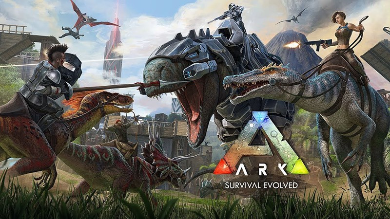 alt text: Khủng long trong ARK: Survival Evolved