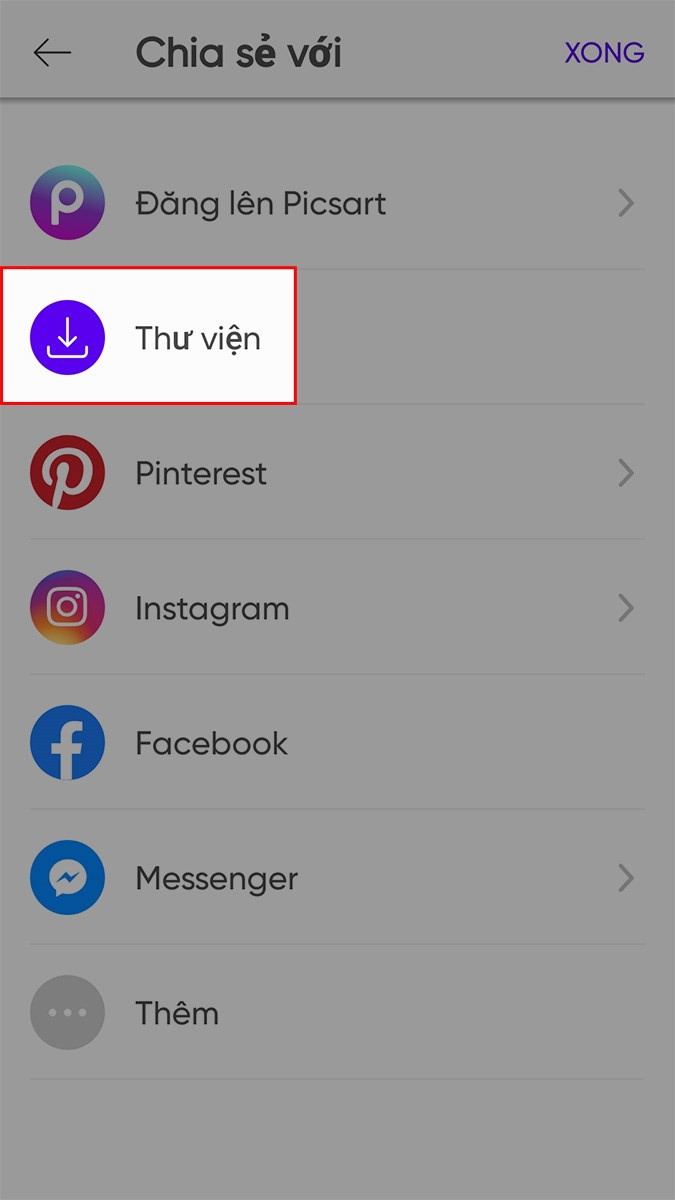 alt text: Lưu ảnh vào thư viện