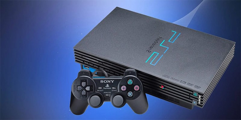 alt text: Máy chơi game PlayStation 2