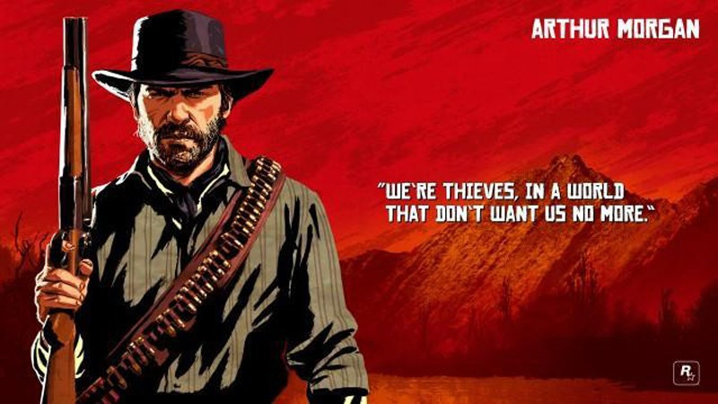 alt text: Một số nhân vật trong Red Dead Redemption 2