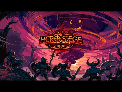 Alt text: Nhân vật trong Hero Siege: Pocket Edition chiến đấu với quái vật