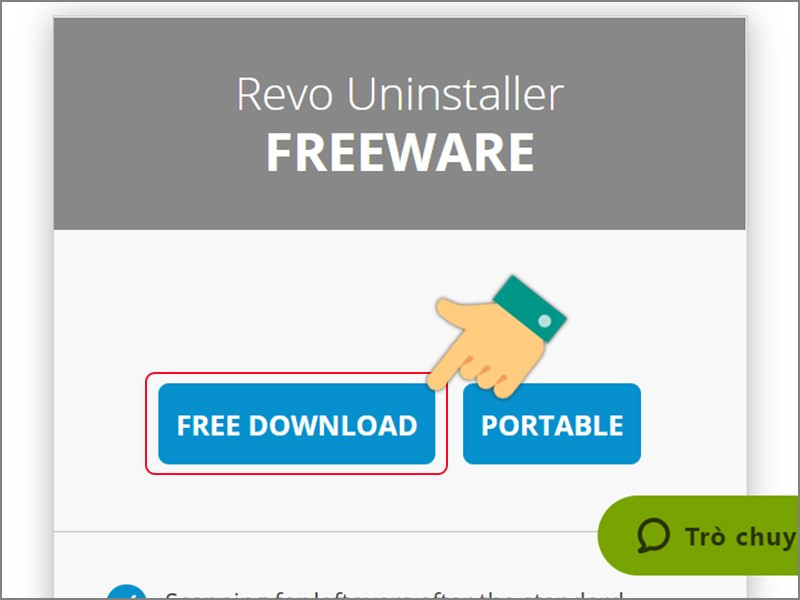 alt text: Nút tải Revo Uninstaller