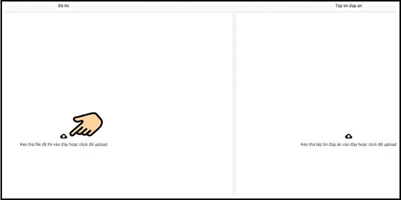 alt text: Tải file đề thi và đáp án lên Azota