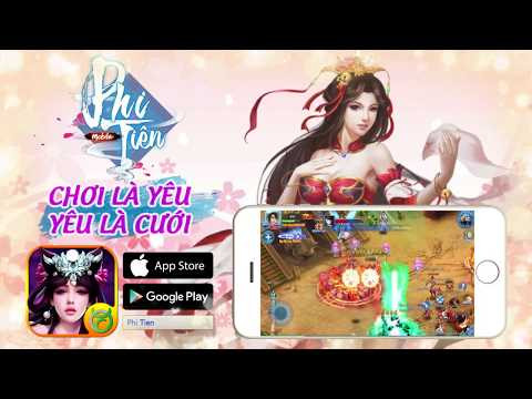 alt text: Trailer game Phi Tiên Mobile với cảnh vật bồng lai tiên cảnh