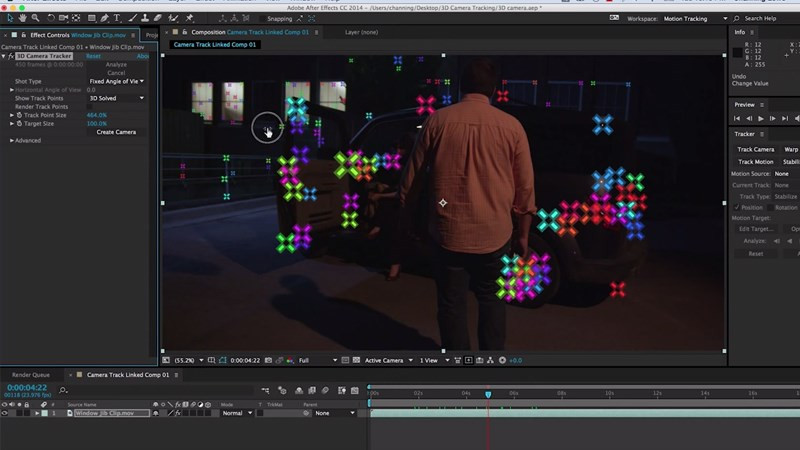 alt text: Ví dụ về TVC quảng cáo được thực hiện bằng Adobe After Effects