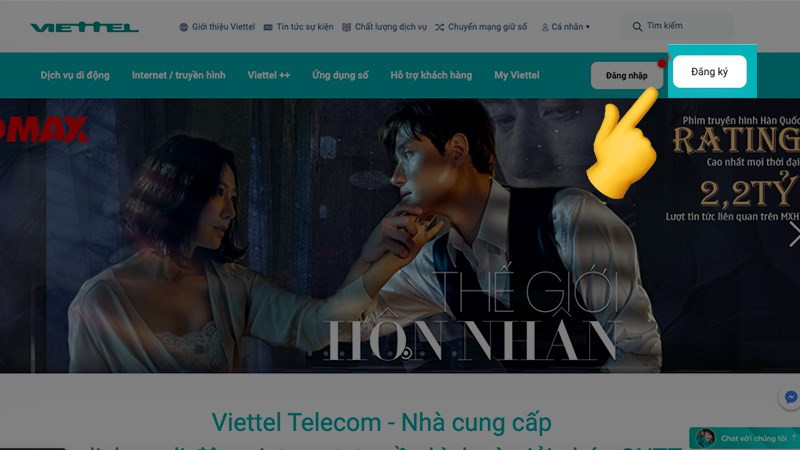 alt: Trang chủ Vietteltelecom.vn