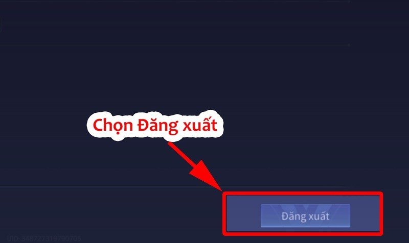 alt=Ảnh minh họa bước 3: Chọn Đăng xuất