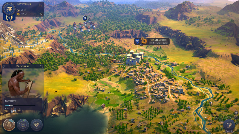 alt=Hình ảnh minh họa game Civilization, một trong những tựa game 4X đầu tiên