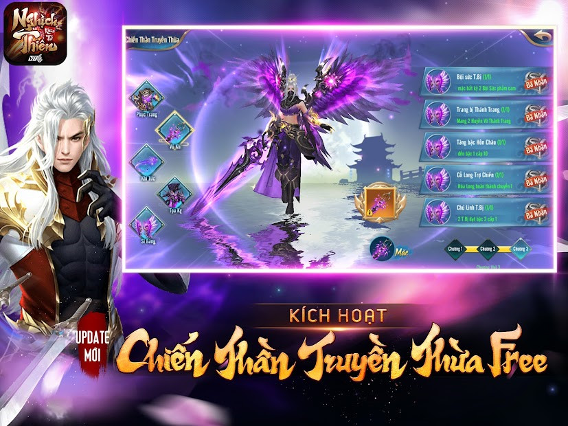 Ảnh chụp màn hình giao diện game Nghịch Thiên Kiếm Thế