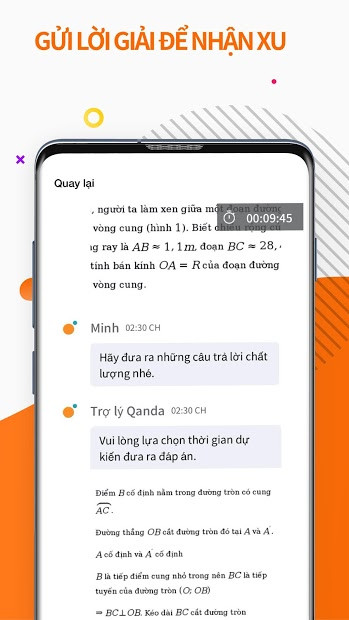 Ảnh chụp màn hình ứng dụng Qanda