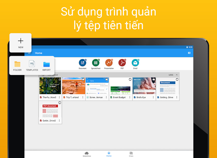 Ảnh giao diện OfficeSuite + PDF Editor