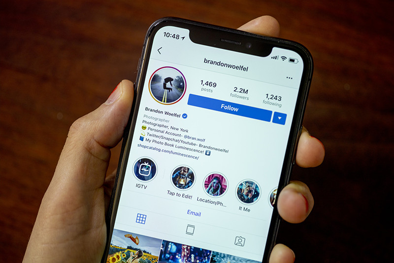 Ảnh minh họa cách tạo tin nổi bật trên Instagram