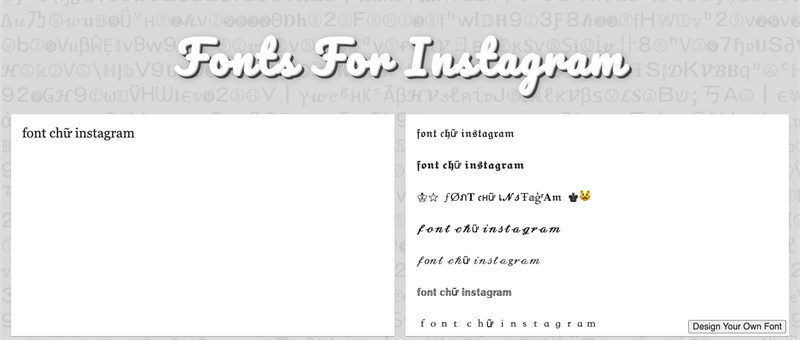 Tuyệt Chiêu Tạo Font Chữ Instagram Độc Đáo, Nổi Bật Trang Cá Nhân