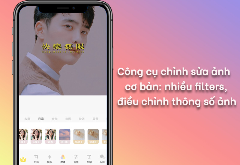 app chụp ảnh trung butter camera