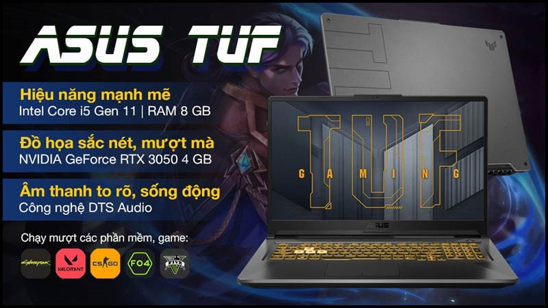 Asus TUF Gaming FX706HC