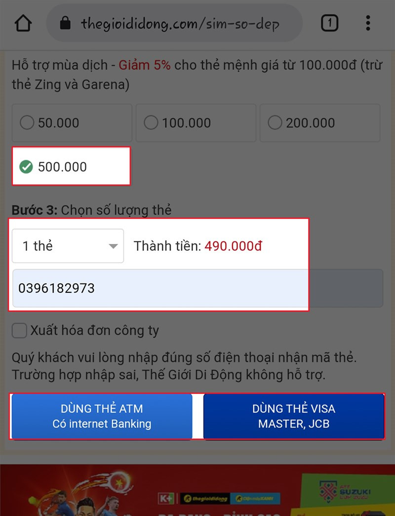 Hướng Dẫn Mua Thẻ Game Garena 500k Online Giá Rẻ, Chiết Khấu Cao Tại Thế Giới Di Động