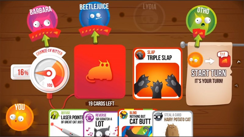 Bài thường trong Exploding Kittens