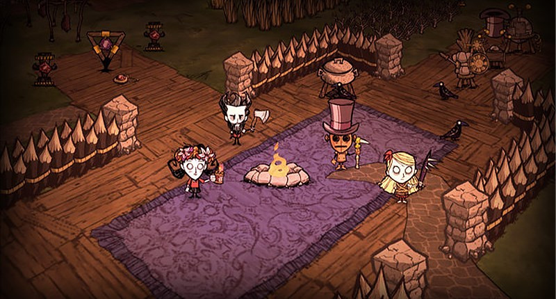 Bạn bè cùng nhau sinh tồn trong Don't Starve Together