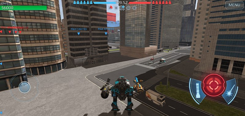 Bản đồ đa dạng trong War Robots PvP Multiplayer