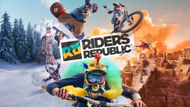 Bản đồ rộng lớn trong Riders Republic