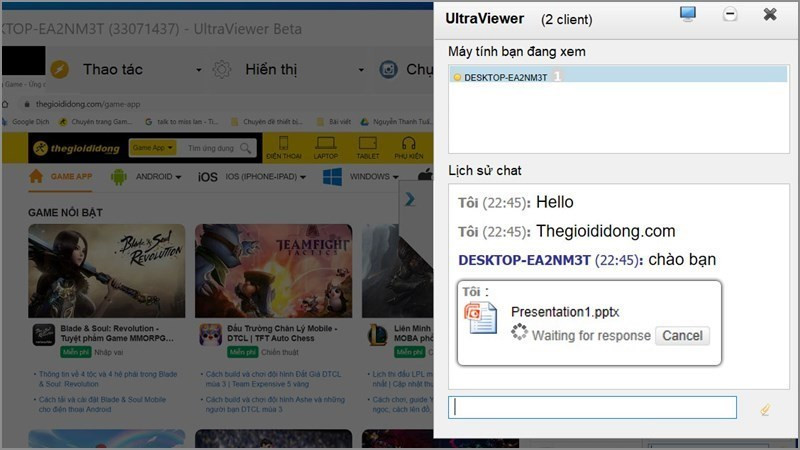 Bảo mật thông tin với UltraViewer