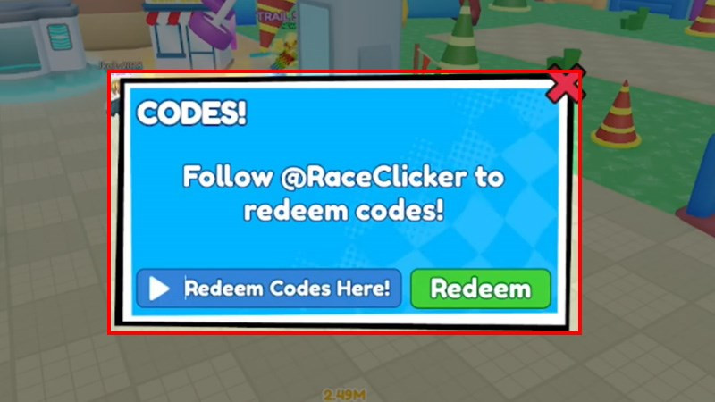 Code Race Clicker Roblox mới nhất tháng 10/2024: Nhận quà khủng, đua top dễ dàng!