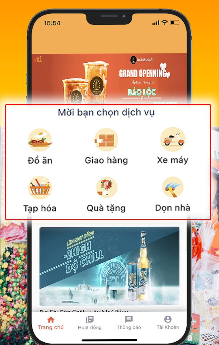 Các dịch vụ của VILL