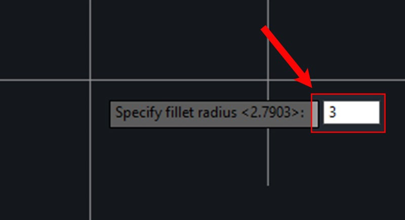 Cách bo tròn góc trong CAD