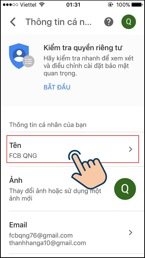 Hướng Dẫn Đổi Tên Gmail Trên Điện Thoại Và Máy Tính Đơn Giản Nhất 2023