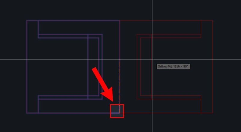 Cách dùng lệnh đối xứng Mirror trong AutoCAD