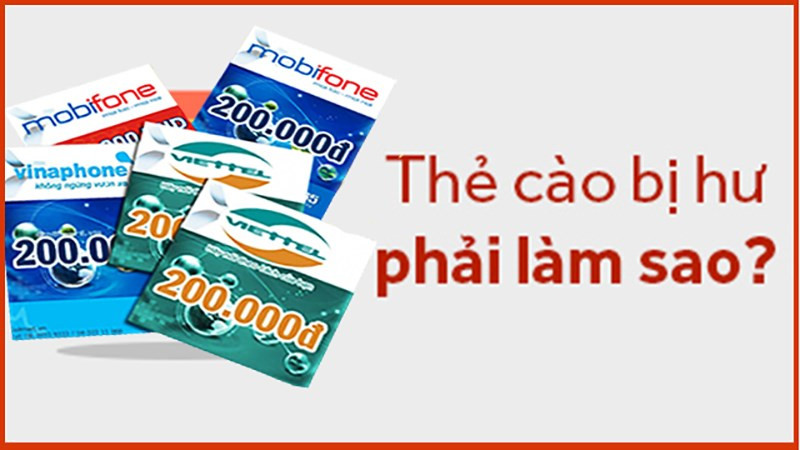 Cách khôi phục mã thẻ cào điện thoại