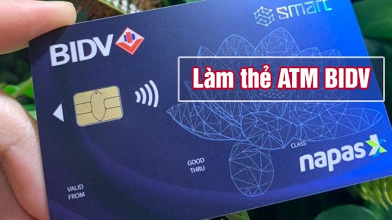 Cách làm thẻ ATM BIDV online miễn phí tại nhà