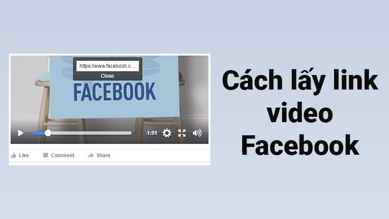 Cách lấy link video facebook