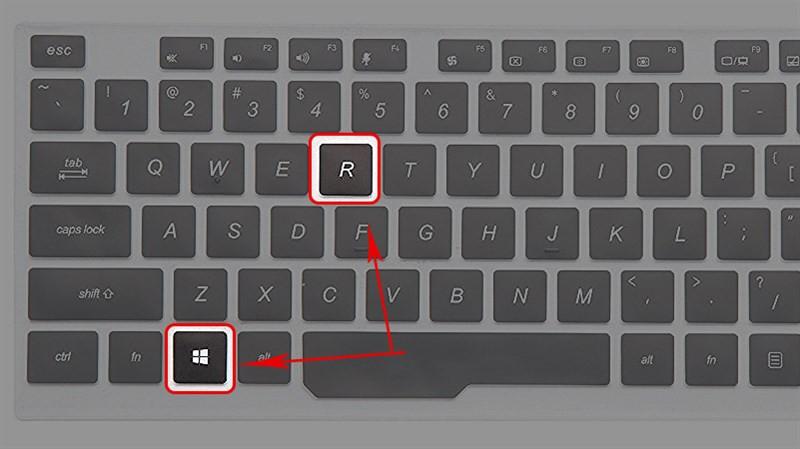 Cách mở hộp thoại Run 1