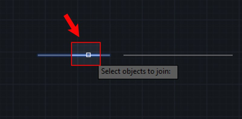 Cách nối 2 đường thẳng trong CAD bằng lệnh Join