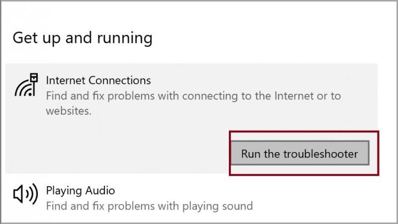 Cách sử dụng Troubleshooting Windows 10