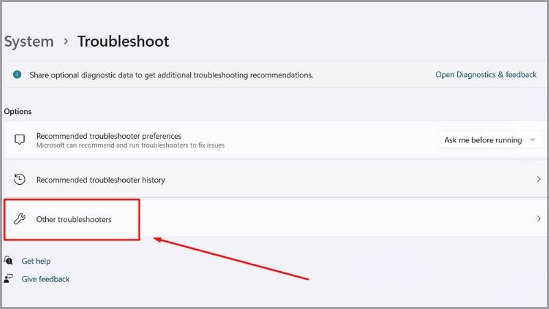 Cách sử dụng Troubleshooting Windows 11