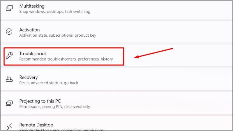 Cách sử dụng Troubleshooting Windows 11