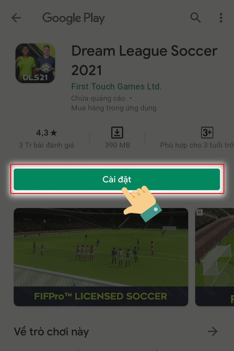 Hướng dẫn Tải và Chơi Dream League Soccer 2021 trên Android và iOS