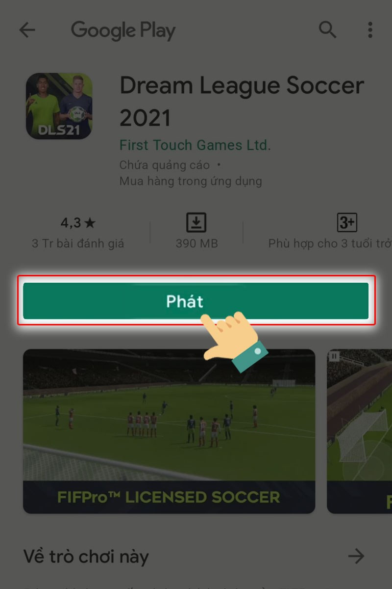 Hướng dẫn Tải và Chơi Dream League Soccer 2021 trên Android và iOS